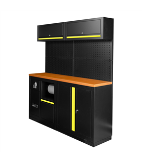 CONJUNTO DE MUEBLES MODULARES (12PCS) - AMARILLO