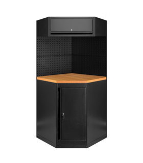 CONJUNTO DE MUEBLES MODULARES (11PCS) - NEGRO