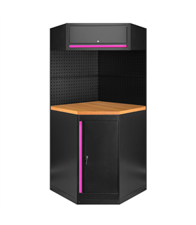 CONJUNTO DE MUEBLES MODULARES (11PCS) - ROSA