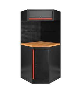 CONJUNTO DE MUEBLES MODULARES (11PCS) - ROJO