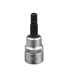 VASO CON PUNTA HEXAGONAL DE 3/8” - 3MM