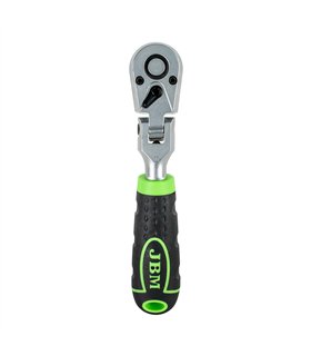 CARRACA DE 1/4" ARTICULADA CON CABEZAL DE 72 DIENTES 165MM