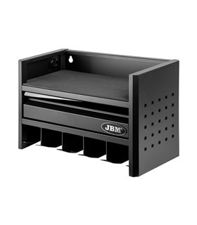 ESTANTE PARA  ALMACENAMIENTO DE HERRAMIENTAS ELÉCTRICAS DE 3 NIVELES - NEGRO
