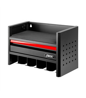 ESTANTE PARA ALMACENAMIENTO DE HERRAMIENTAS ELÉCTRICAS DE 3 NIVELES - ROJO