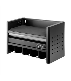 ESTANTE PARA ALMACENAMIENTO DE HERRAMIENTAS ELÉCTRICAS DE 3 NIVELES - PLATA