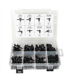 ESTUCHE CON 85 CONECTORES DE RETORNO PARA SISTEMAS DIÉSEL