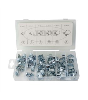 ESTUCHE DE ABRAZADERAS MINI PARA TUBOS 56PCS