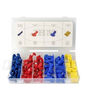ESTUCHE DE CONECTORES RÁPIDOS DE CABLE 65PCS