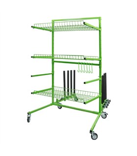 CARRO PARA PIEZAS AJUSTABLE CON SOPORTE PARA PANELES