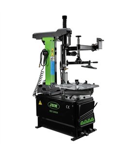 DESMONTADORA DE NEUMÁTICOS CON TORRE BASCULANTE AUTOMÁTICA Y BRAZO AUXILIAR 220V