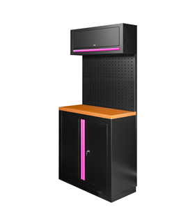 CONJUNTO DE MUEBLES MODULARES (7PCS) - ROSA