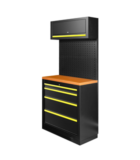 CONJUNTO DE MUEBLES MODULARES (7PCS) - AMARILLO