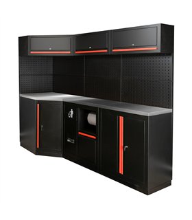 CONJUNTO DE MUEBLES MODULARES (22PCS) - ROJO