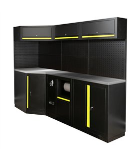 CONJUNTO DE MUEBLES MODULARES (22PCS) - AMARILLO