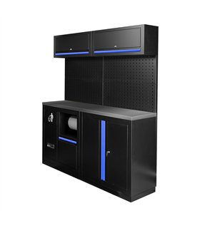 CONJUNTO DE MUEBLES MODULARES (12PCS) - AZUL