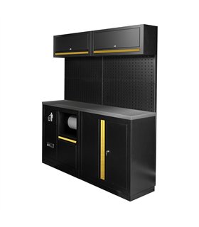 CONJUNTO DE MUEBLES MODULARES (12PCS) - DORADO