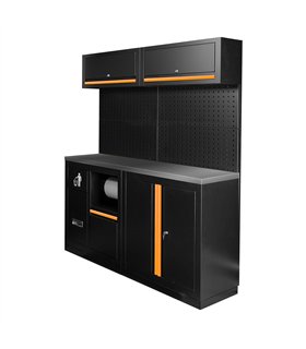 CONJUNTO DE MUEBLES MODULARES (12PCS) - NARANJA