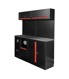 CONJUNTO DE MUEBLES MODULARES (12PCS) - ROJO