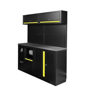 CONJUNTO DE MUEBLES MODULARES (12PCS) - AMARILLO