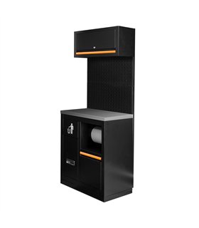 CONJUNTO DE MUEBLES MODULARES (7PCS) - NARANJA