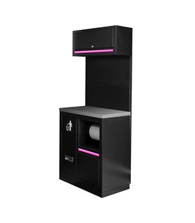 CONJUNTO DE MUEBLES MODULARES (7PCS) - ROSA