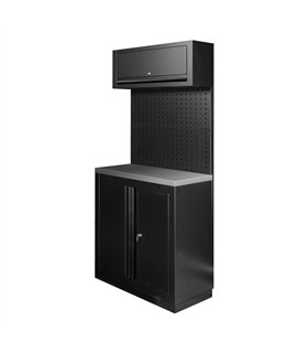 CONJUNTO DE MUEBLES MODULARES (7PCS) - NEGRO