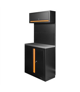CONJUNTO DE MUEBLES MODULARES (7PCS) - NARANJA
