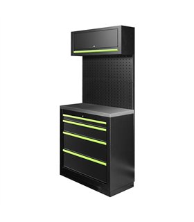 CONJUNTO DE MUEBLES MODULARES (7PCS) - EXTENSIÓN CON ARMARIO DE 4 CAJONES (REF.16627)