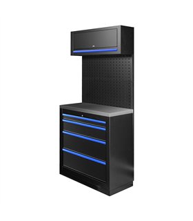 CONJUNTO DE MUEBLES MODULARES (7PCS) - AZUL