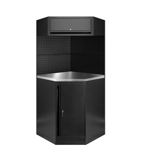 CONJUNTO DE MUEBLES MODULARES (11PCS) - NEGRO