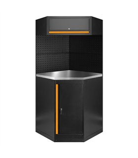 CONJUNTO DE MUEBLES MODULARES (11PCS) - NARANJA