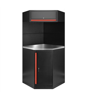 CONJUNTO DE MUEBLES MODULARES (11PCS) - ROJO