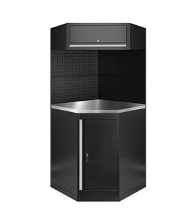CONJUNTO DE MUEBLES MODULARES (11PCS) - PLATA