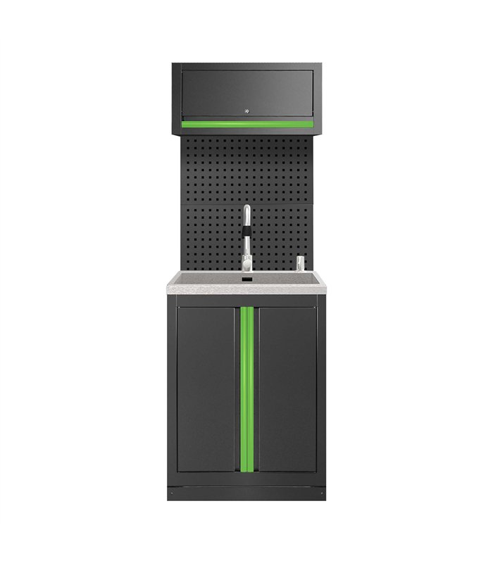 CONJUNTO DE MUEBLES MODULARES (6PCS) - EXTENSIÓN DE ARMARIO CON FREGADERO (REF.18103)