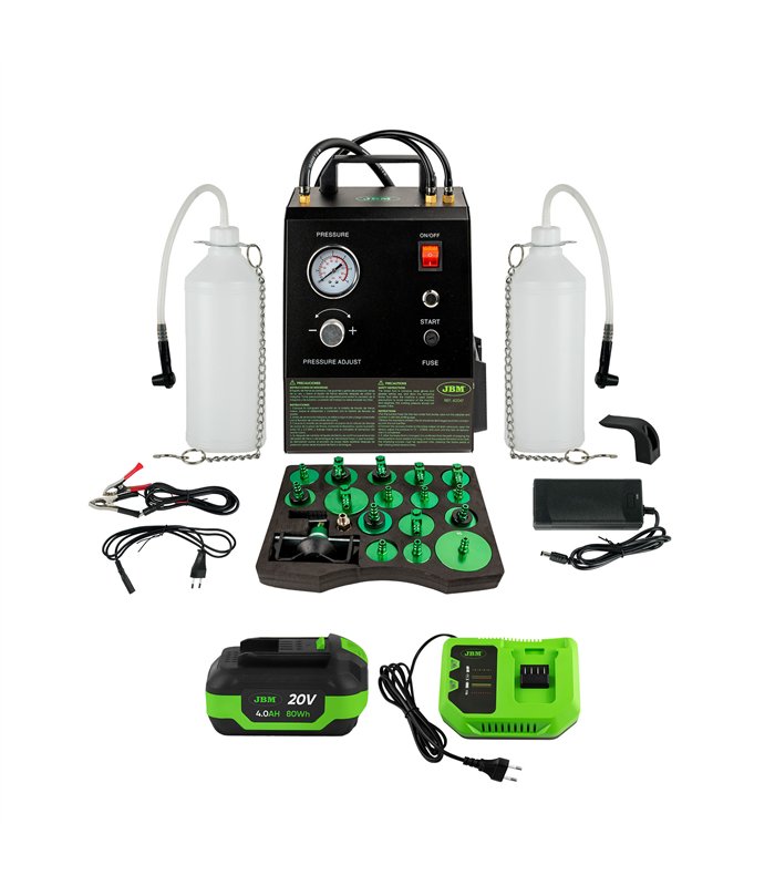 60067 SANGRADOR DE FRENOS ELÉCTRICO A BATERÍA + 60013 BATERÍA LI-ION 4.0AH 