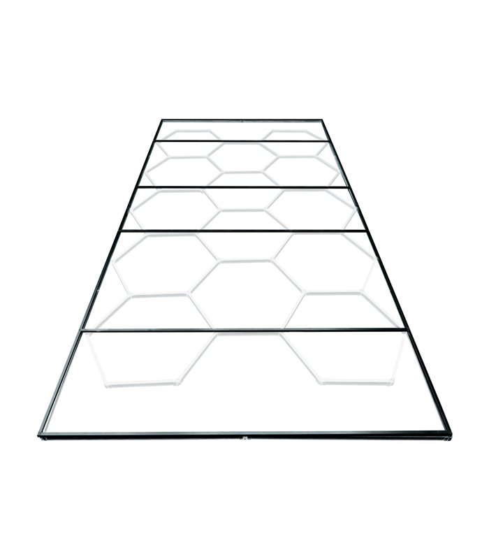 SET DE LUCES LED HEXAGONALES PARA TECHO CON KIT DE SOPORTE METÁLICO
