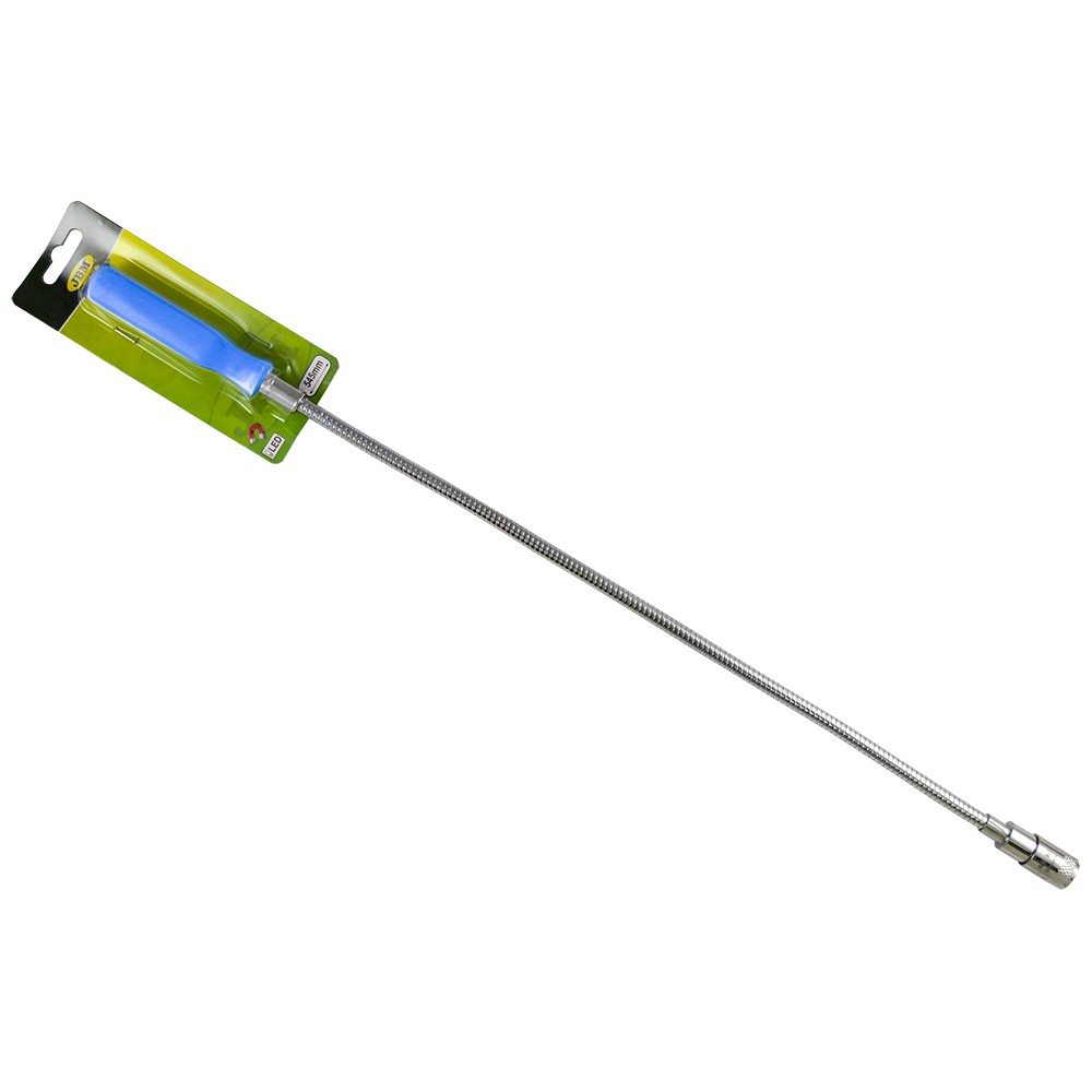 JBM Prolunga Flessibile Con Punta Magnetica 500 Mm - Utensile Per Officina, Fai Da Te E Meccanica - Diametro Magnete 7 Mm, Forza 0,5 Kg - 2